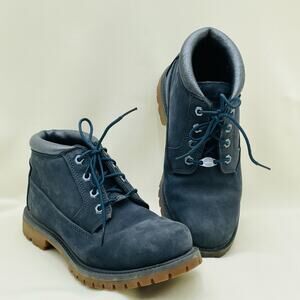 Timberland Women's Nellie Blue Waterproof Ankle Boots - Size 7.5W